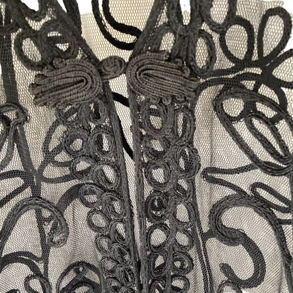 Valenti sheer top/jacket embroidered small. 0216 - Picture 4 of 7